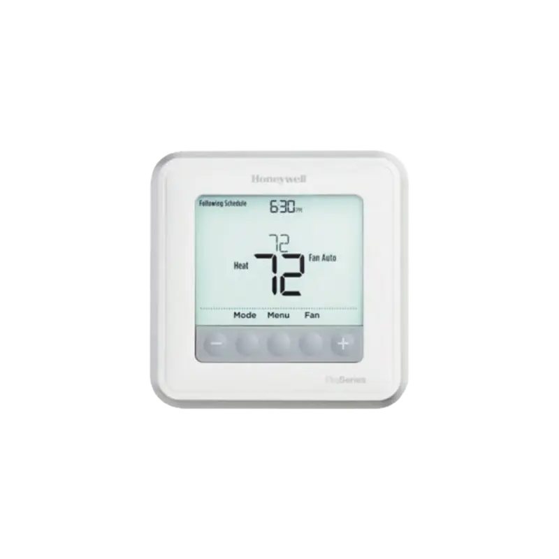 Termostato programable T6 Pro de 2 etapas de calor de calor-