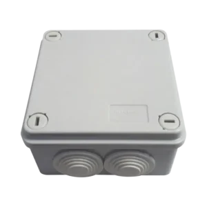 Caja tipo estanca IP55, con 6 entradas, tapa y tor