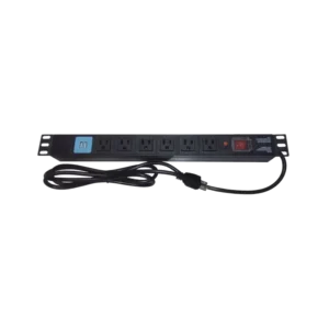 Tomacorriente Horizontal PDU de 6 contactos NEMA 5