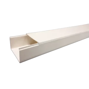 Canaleta TMK-4577 en PVC Blanco Autoextinguible: S