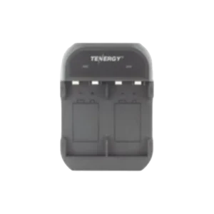 Cargador rápido de 2 compartimientos para baterías