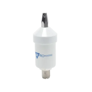 Antena marina VHF en látigo de acero inoxidable en