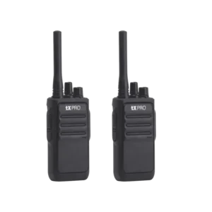 Par de radios analógicos, listos para utilizarse,