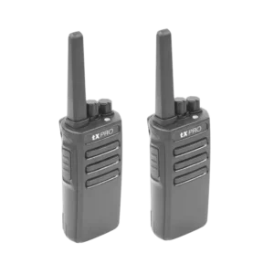 Duo de Radios Portatiles UHF, 5W de Potencia, Scra