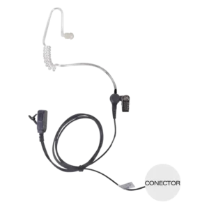 Micrófono - audífono de solapa con tubo acústico t