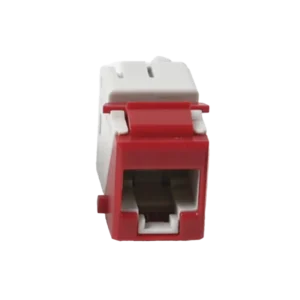Jack UltraMAX Cat6A, UTP, Tipo Keystone, Color Roj