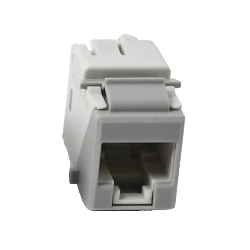 Jack UltraMAX Cat6, UTP, Tipo Keystone, Color Gris, Punch Do