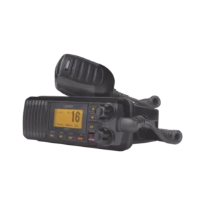 Radio Móvil Marino VHF, color negro, 25 W de poten