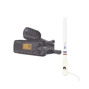 Kit de radio UM385BK - mas antena marina de fibra