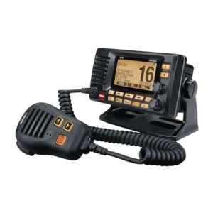 Radio Móvil Marino VHF, color negro con receptor d