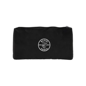 Estuche de Nylon negro con cierre tipo Zipper para