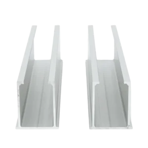 Juego de 2 Mini Rieles De Aluminio para Montaje de