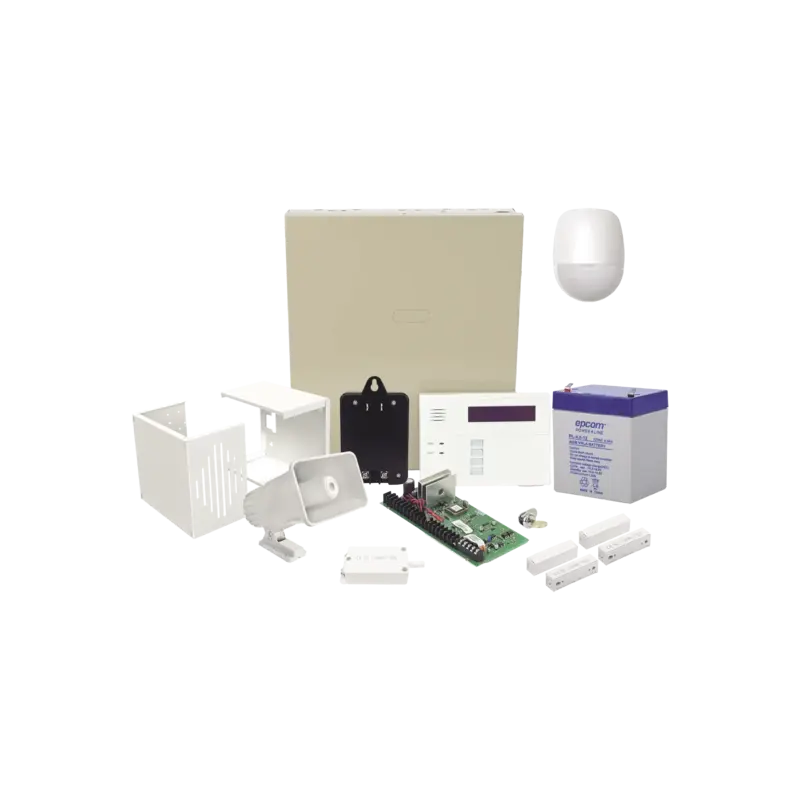 Kit Cableado con VISTA48-6160RF, Batería, Transformador, Sen