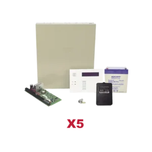 Kit de 5 Paneles VISTA48 con Batería y Transformad