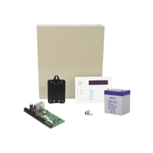 Kit de Panel de Alarma VISTA48LA con Gabinete Bate