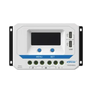Controlador Solar de Carga PWM 12/24/36/48 V 30 A,