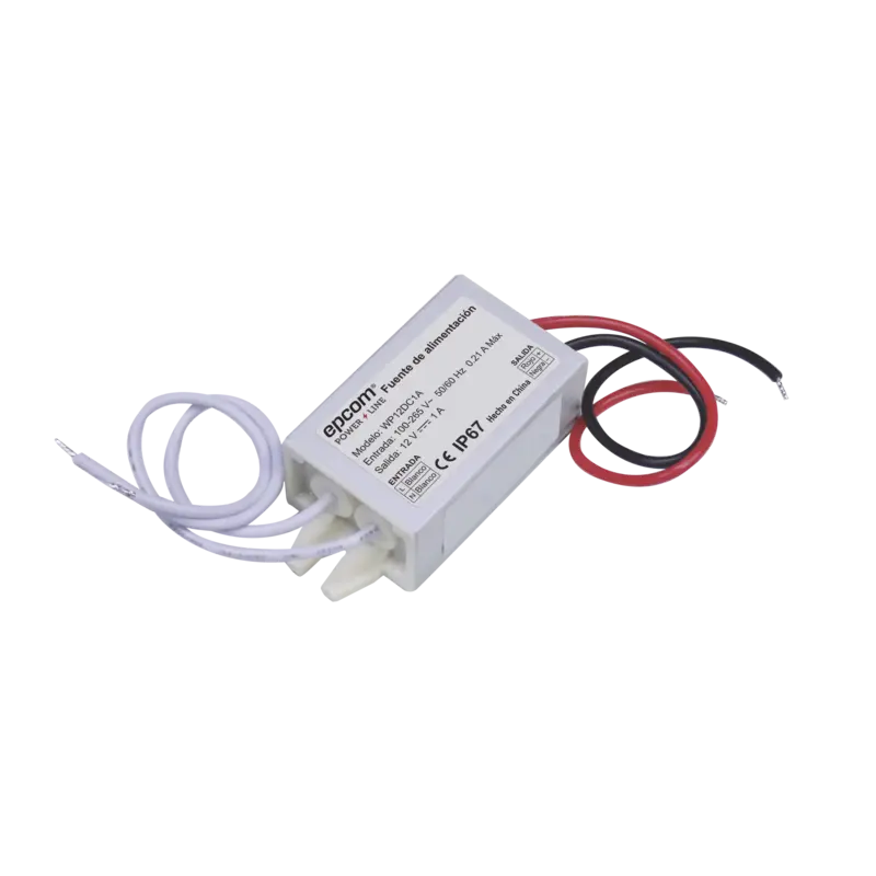 Fuente 12 V - 1 Amper - Waterproof - Intemperie grado IP67