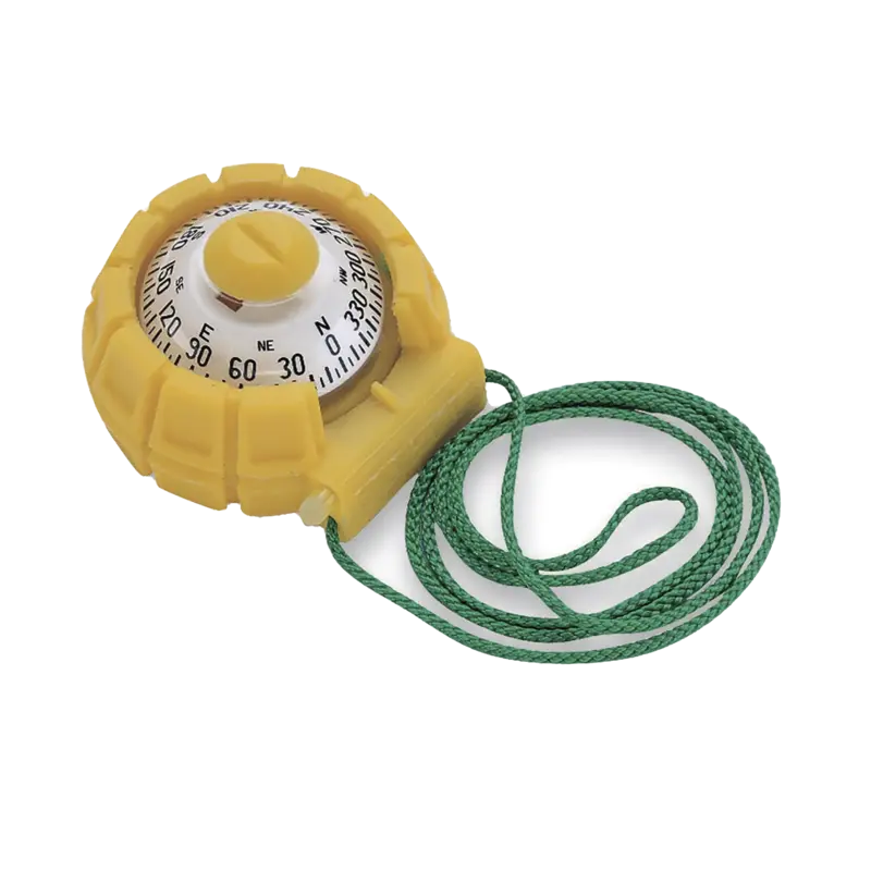 Brújula de mano serie sport en color amarillo