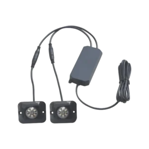 Estrobos Ocultos de 6 LED, Color Rojo/Azul, Ideale