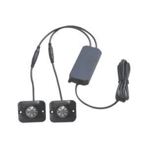 Estrobos Ocultos de 6 LED, Color Rojo/Claro, Ideal