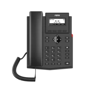 Teléfono IP empresarial para 2 lineas SIP con pant