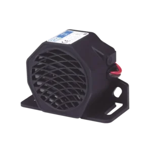 Alarma de reversa vehicular, 12-24 Vcc,