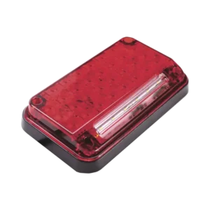 Luz de Advertencia de 7X4in, Color Rojo, Con Luz d