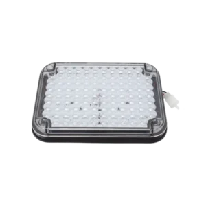 Luz de Advertencia de 9X7in, Bicolor Rojo/Claro, I