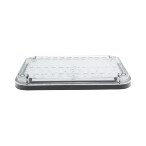 Luz de Advertencia de 9X7in, Bicolor Rojo/Claro, I