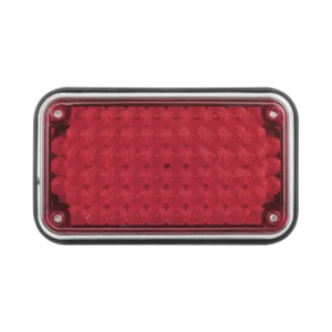 Luz de Advertencia de 6X4in, Color Rojo, Ideal par