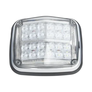 Luz de advertencia de 8 X 6in, Color Rojo Claro, S