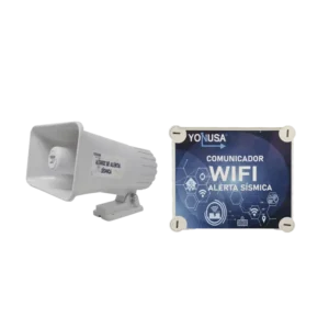 KIT de Alertamiento SISMICO con Audio Of