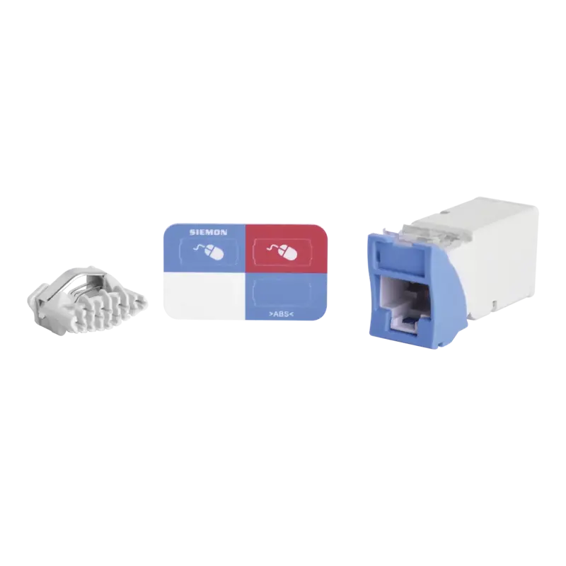 Jack Z-MAX UTP Categoría 6, Montaje híbrido en Placa de Pare