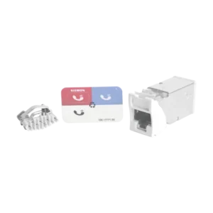 Jack Z-MAX Cat6A, Blindado, Montaje híbrido en Pla