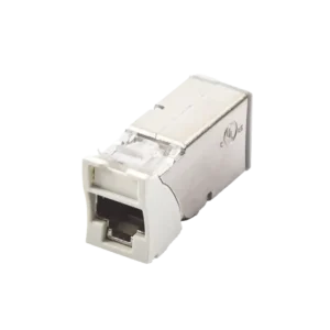 Jack Z-MAX Cat6A, Blindado, Montaje híbrido en Pla