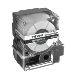 Casete de 125 Etiquetas no Adhesivas, Para Placas