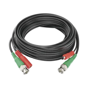 Cable coaxial BNC RG59 + Alimentación SIAMÉS 5 M