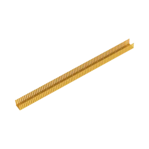 Canaleta Ranurada de PVC sin Tapa, Fiber-Duct™, 4