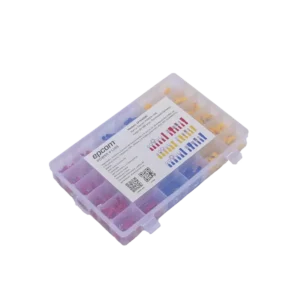 Juego de 580 pzas. Terminales Variadas con Forro y