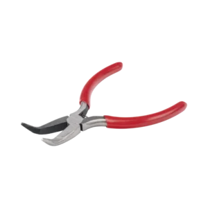 Pinza punta Curveada de 5in con Mango Forrado Plás