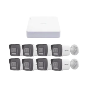 Kit IP 1080p 2 Megapixel NVR de 8 Canales con 8 Pu