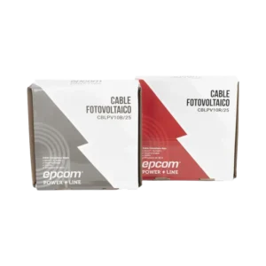 Kit de 2 rollos de 25 metros de cable fotovoltaico
