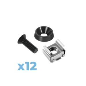 Juego de 12 Tornillos con 12 Arandelas y 12 Tuerca