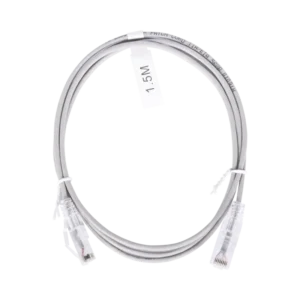 Cable de Parcheo Slim UTP Cat6 - 1.5 m Gris Diámet