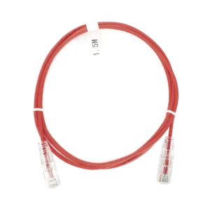 Cable de Parcheo Slim UTP Cat6 - 1.5 m Rojo Diámet