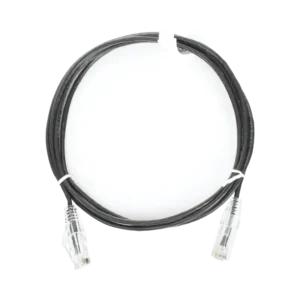 Cable de Parcheo Slim UTP Cat6 - 2 m Negro Diámetr