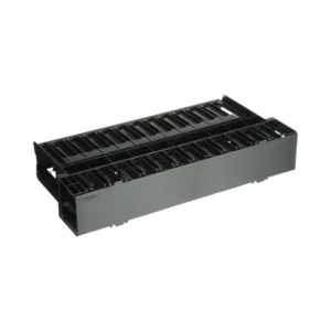 Organizador de Cables Horizontal NetManager, Doble