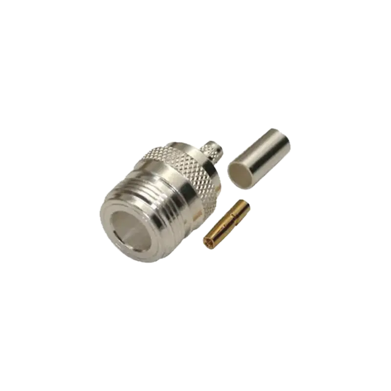 Conector N Hembra, de Anillo Plegable para Cables