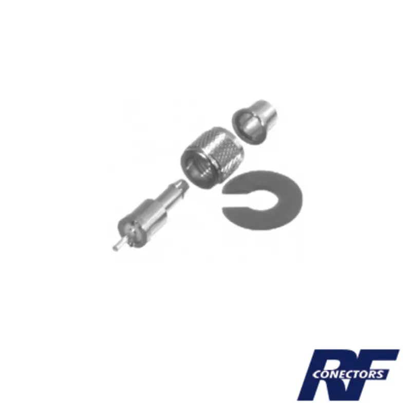 Conector Mini UHF Macho para cables RG-58/U, RG-14