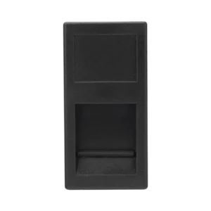 Medio Módulo Color Grafito con 1 Espacio para Jack